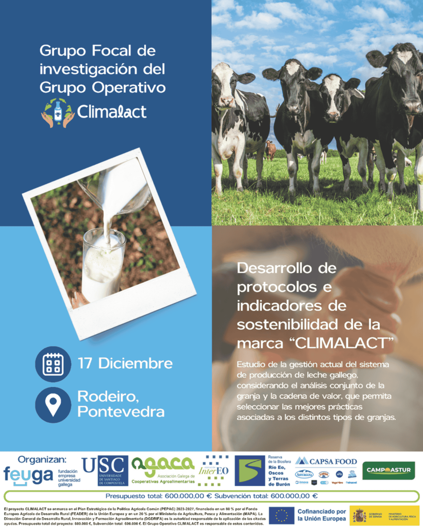 Poster from the Climalact Operational Group Research Focus Group