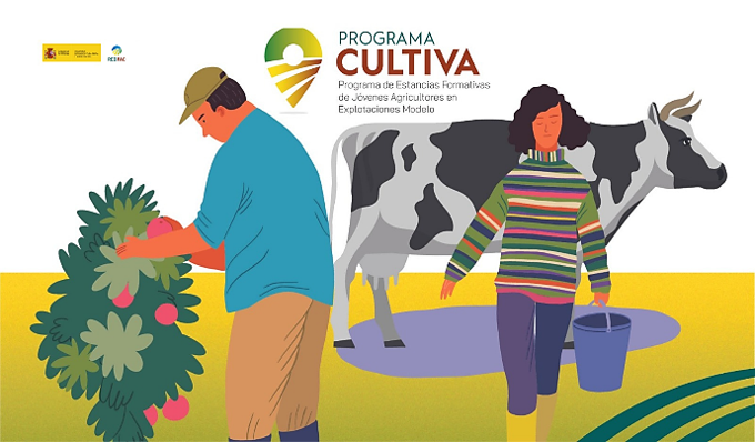 Cartel sobre el programa cultiva